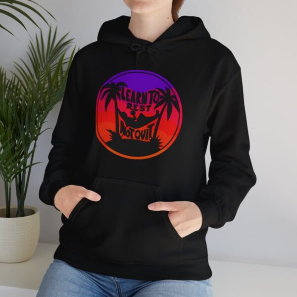 Learn to Rest, Not Quit - Adult Hoodie