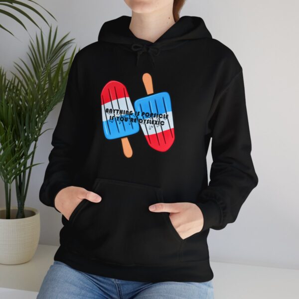 Anything is Popsicle if You're Dyslexic - Adult Hoodie