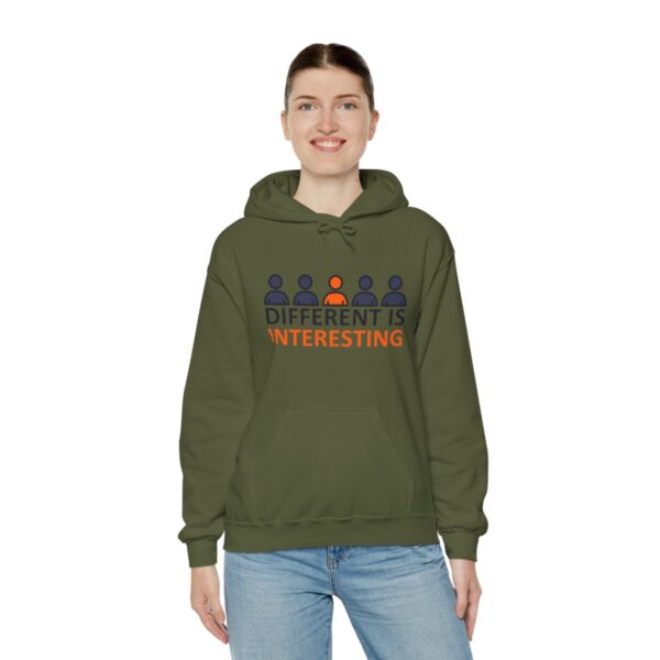 Different is Interesting - Adult Hoodie