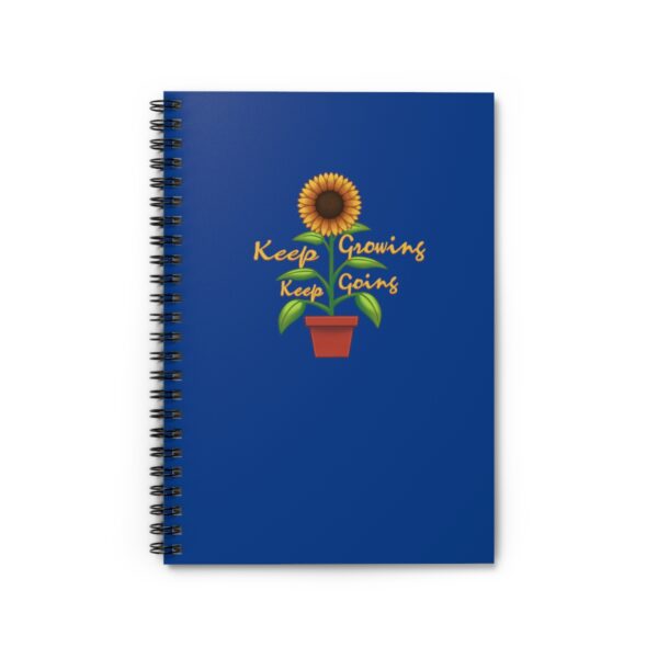 Keep Growing Keep Going - Spiral Notebook