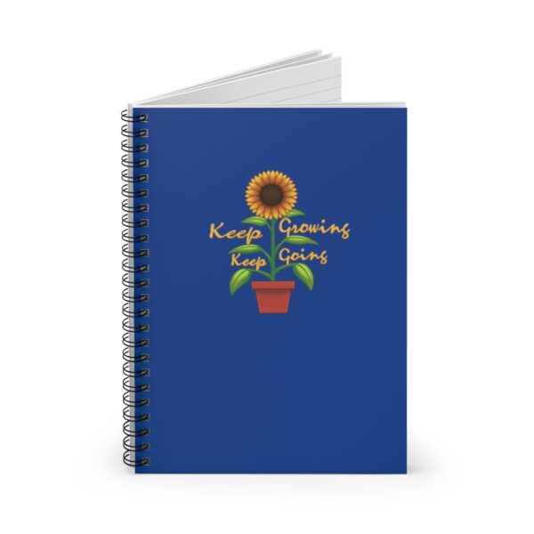 Keep Growing Keep Going - Spiral Notebook