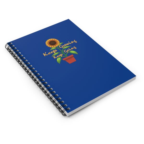 Keep Growing Keep Going - Spiral Notebook