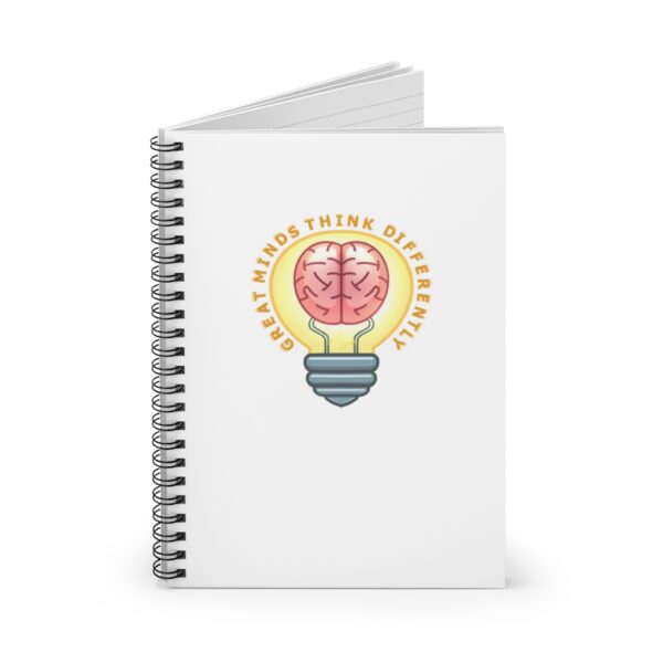 Great Minds Think Differently - Spiral Notebook