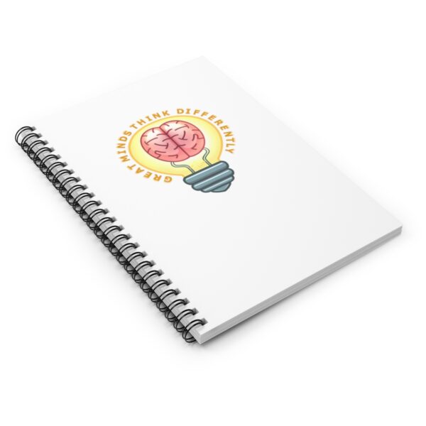 Great Minds Think Differently - Spiral Notebook