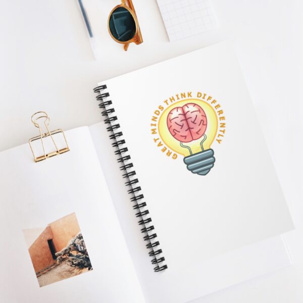 Great Minds Think Differently - Spiral Notebook