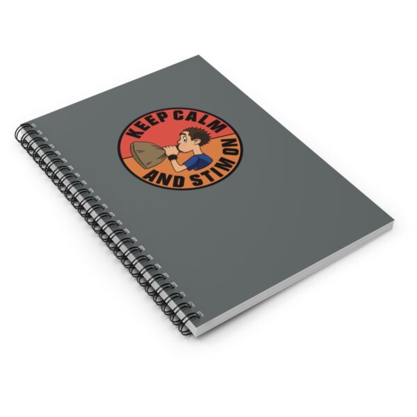 Keep Calm and Stim On - Spiral Notebook