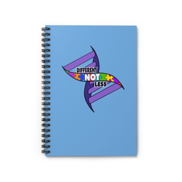 Different Not Less - Spiral Notebook