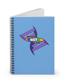 Different Not Less - Spiral Notebook
