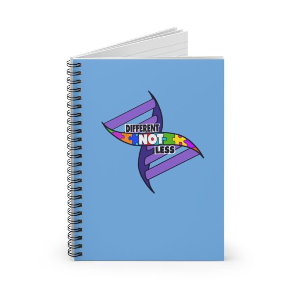 Different Not Less - Spiral Notebook