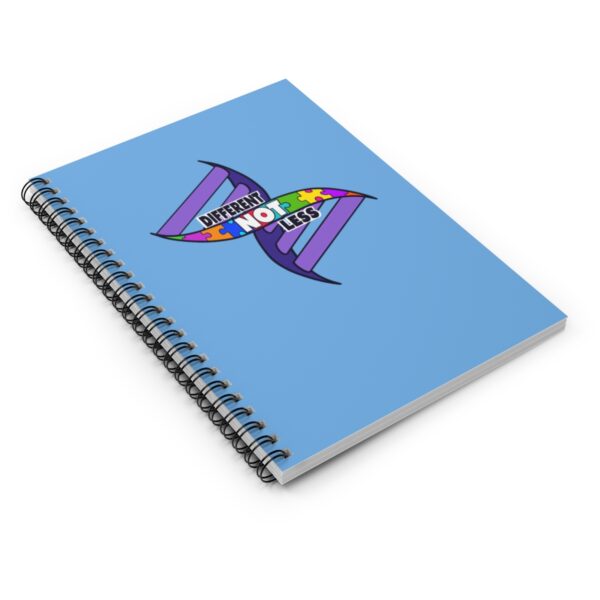 Different Not Less - Spiral Notebook