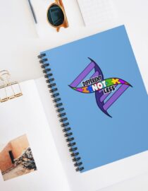 Different Not Less - Spiral Notebook