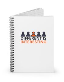 Different is Interesting - Spiral Notebook