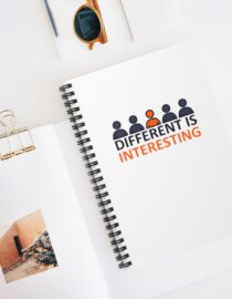 Different is Interesting - Spiral Notebook