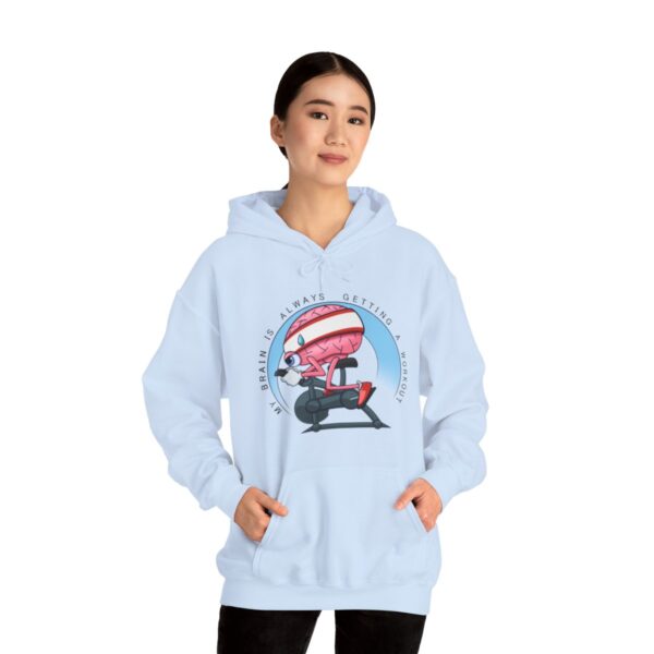 My Brain is Always Getting a Workout - Adult Hoodie