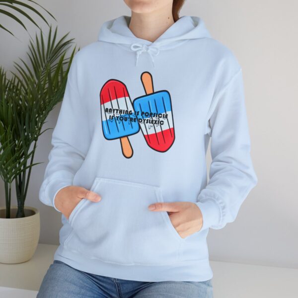 Anything is Popsicle if You're Dyslexic - Adult Hoodie