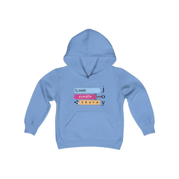 Seek Create Share Joy - Youth Hoodie