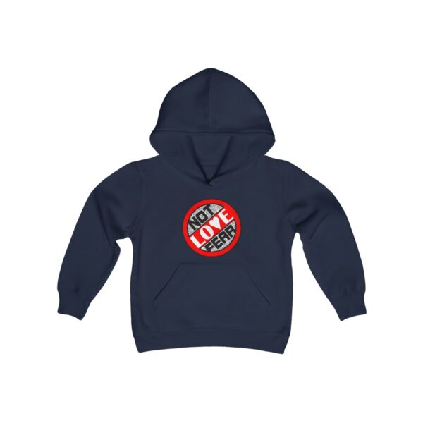 Love, Not Fear - Youth Hoodie