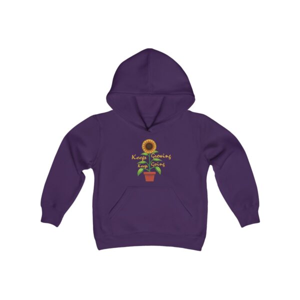 Keep Growing Keep Going - Youth Hoodie