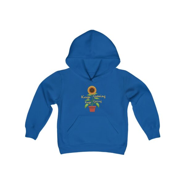 Keep Growing Keep Going - Youth Hoodie