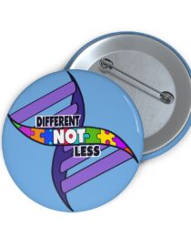 Different Not Less - Pin Buttons