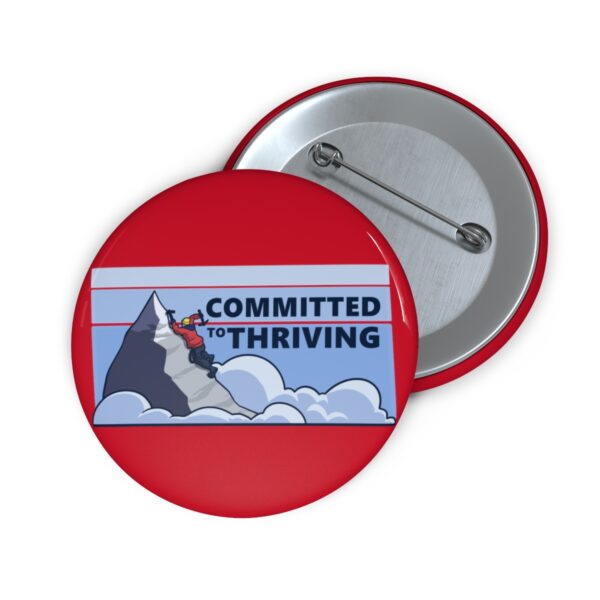 Committed to Thriving - Pin Buttons