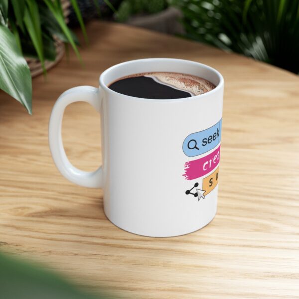 Seek Create Share Joy - Ceramic Mug