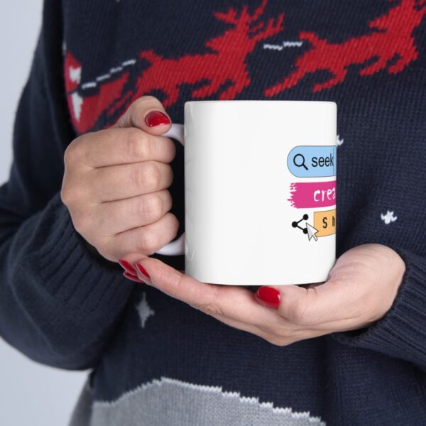 Seek Create Share Joy - Ceramic Mug