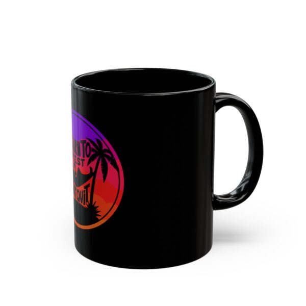 Learn to Rest, Not Quit - Black Mug