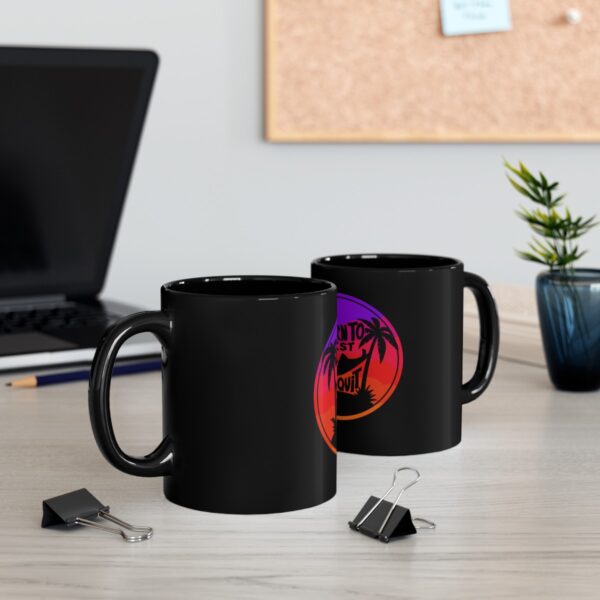 Learn to Rest, Not Quit - Black Mug