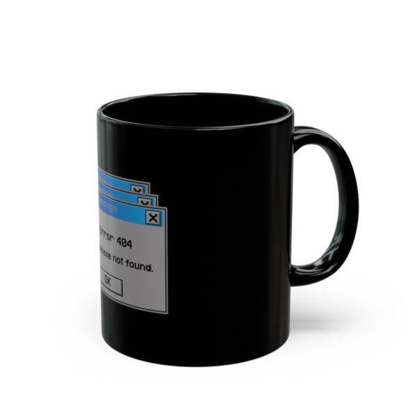 Error 404: Dopamine Not Found - Black Mug