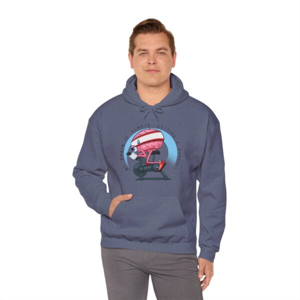 My Brain is Always Getting a Workout - Adult Hoodie