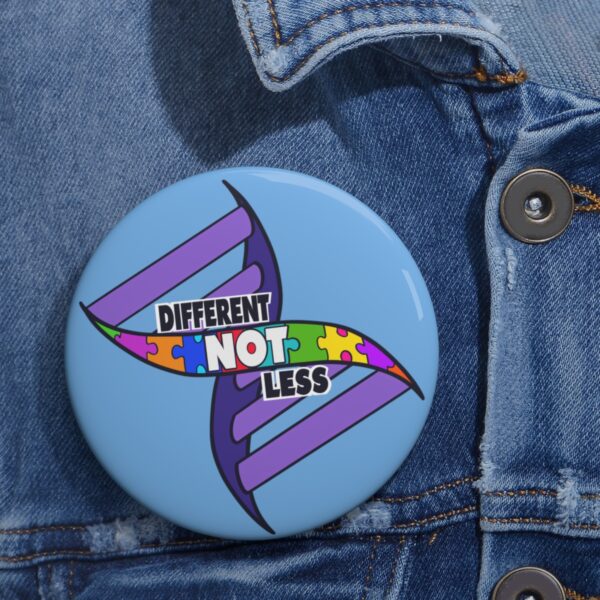 Different Not Less - Pin Buttons