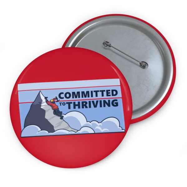 Committed to Thriving - Pin Buttons