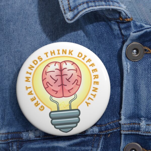 Great Minds Think Differently - Pin Buttons