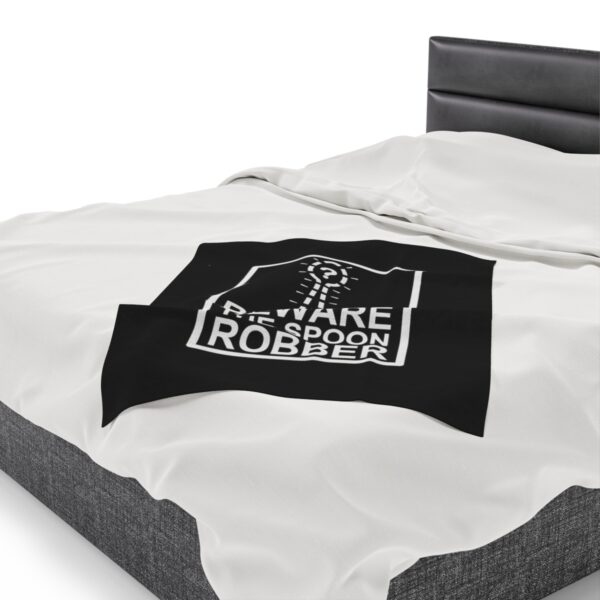 Beware the Spoon Robber - Plush Blanket