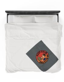 Keep Calm and Stim On - Plush Blanket