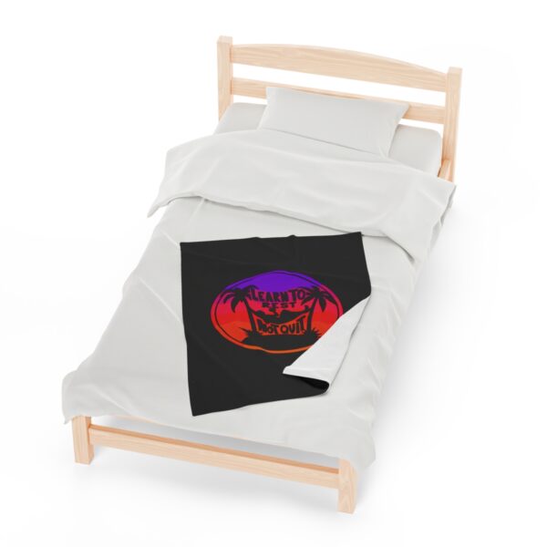 Learn to Rest, Not Quit - Plush Blanket