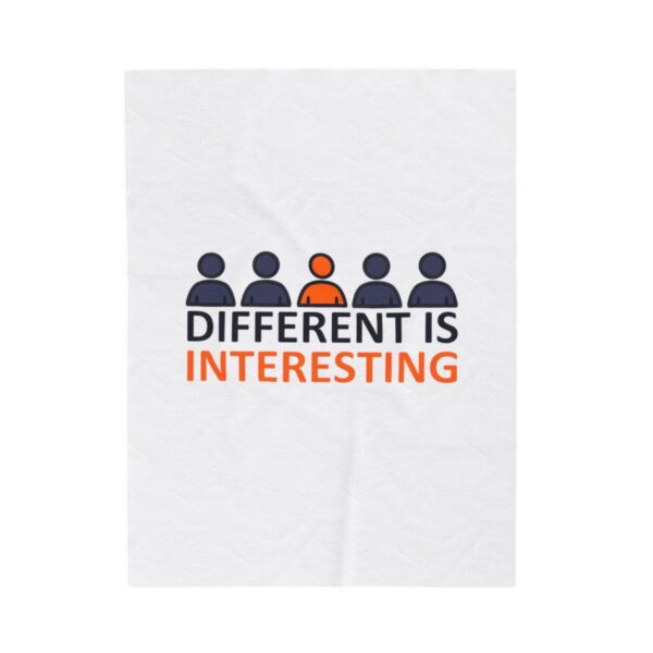 Different is Interesting - Plush Blanket