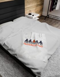 Different is Interesting - Plush Blanket