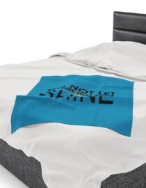 Do Not Let Anyone Dull Your Shine - Plush Blanket