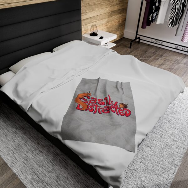 Easily Distracted - Plush Blanket