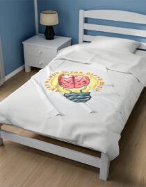 Great Minds Think Differently - Plush Blanket