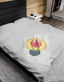 Great Minds Think Differently - Plush Blanket