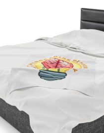 Great Minds Think Differently - Plush Blanket