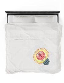Great Minds Think Differently - Plush Blanket