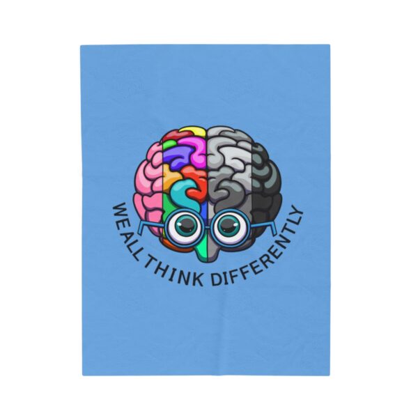 We All Think Differently - Plush Blanket