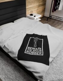 Beware the Spoon Robber - Plush Blanket