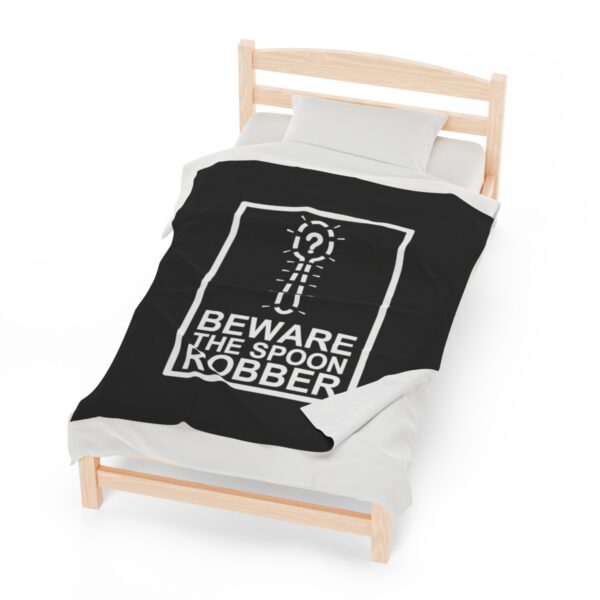 Beware the Spoon Robber - Plush Blanket