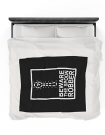 Beware the Spoon Robber - Plush Blanket