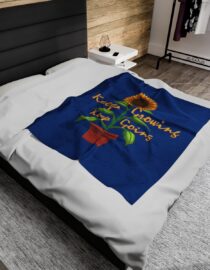 Keep Growing Keep Going - Plush Blanket